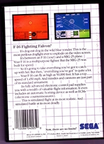 F-16 Fighting Falcon Back Cover